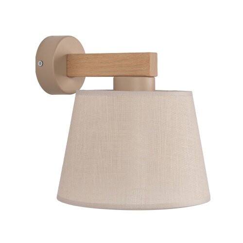 Brilagi - Zidna lampa LATTE SABIA 1xE27/15W/230V borovina/bež Slike