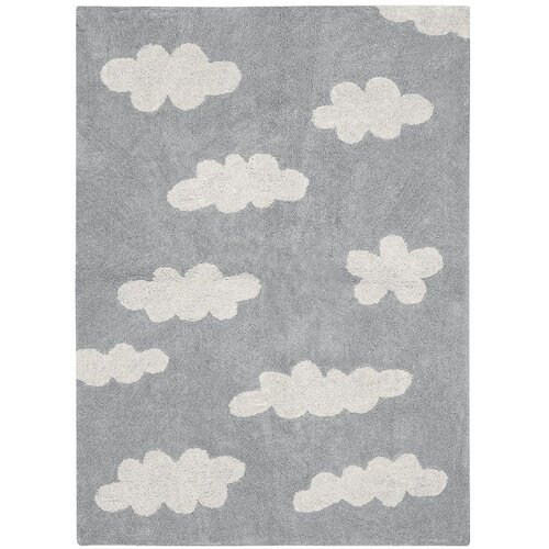 Lorena Canals Sivi periv/ručno rađen dječji tepih od mješavine pamuka 120x160 cm Clouds Grey – Cijene