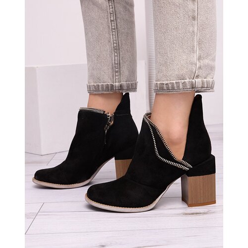 Resti Black women's insulated boots on a post Mukis - Footwear Cene