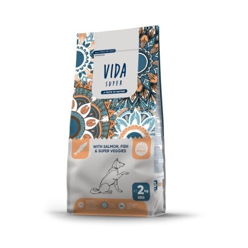 Craftia VIDA SUPER Suha hrana za odrasle pse srednjih i velikih rasa sa lososom, ribom i super veggies, 2 kg Cijene