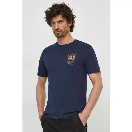 Aeronautica Militare Pamučna majica za muškarce, boja: tamno plava, s aplikacijom
