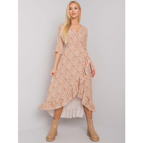 Och Bella Dress-TW-SK-BI-24502-3.46P-beige Slike