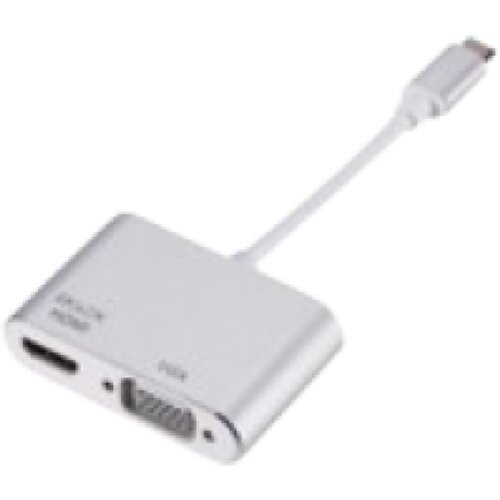 Stars Solutions USB-C na HDMI/VGA Adapter sivi Slike