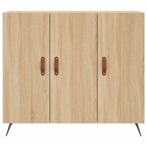 Komoda boja hrasta sonome 90x34x80 cm od konstruiranog drva Slike