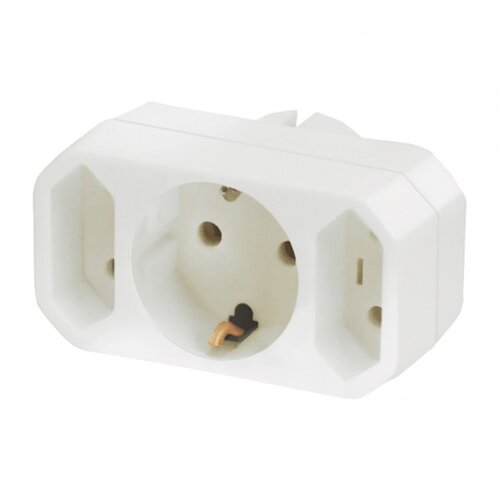 Home Strujni razdjeljnik, 2 x EURO + 1 x Shuko utičnica Cijene