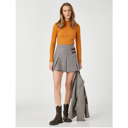 Koton Ribbed Turtleneck Long Sleeve T-Shirt Slike