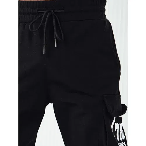 DStreet Men's Black Cargo Pants