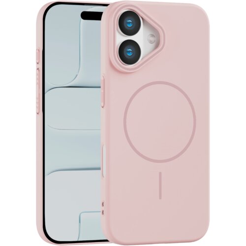 Apple rigid silicone magsafe maska za iphone 16 &ndash; roze Cene