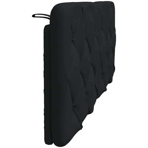 VidaXL jastuk za uzglavlje crni 120 cm od tkanine Slike