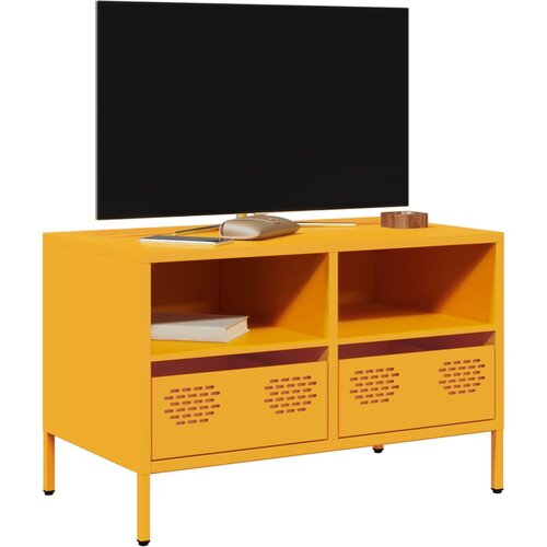 TV ormarić boja senfa 68x39x43,5 cm čelični Cijene