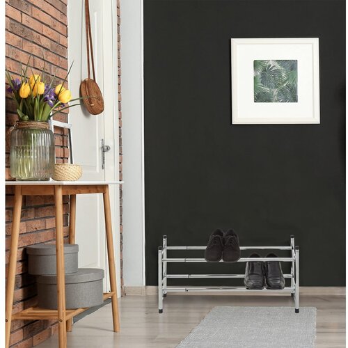 Premier Housewares Chrome Frame zložljivo stojalo za čevlje Slike