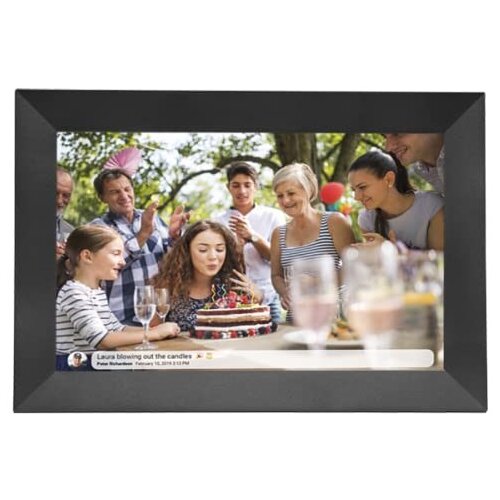Denver PFF-1024BMK2 digital photo frame Black 25.6 cm (10.1) Touchscreen Wi-Fi Slike