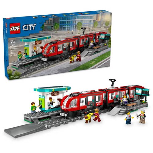 Lego igračka kocke Citi Dovntovn Tramvaј i stanica 7+ Cene