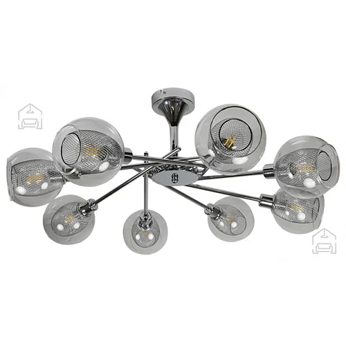 Candellux Viseča stropna svetilka Ozzo 8x40W E14 Chrome