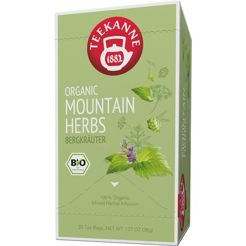 Teekanne Bio Organic Mountain Herbs - 20 dvoprekatnih vrečk Cene