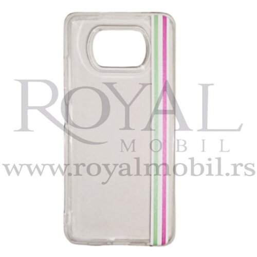  silikonska futrola clear clein za xiaomi poco X3 / poco X3 pro zeleno-roze Slike