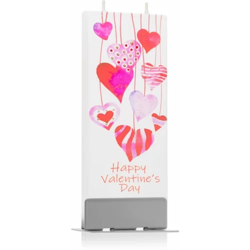 Flatyz Holiday Happy Valentine's Day sveča 6x15 cm