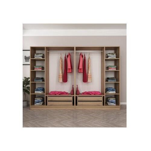 Hanah home Ormar Kale 270x210x52cm Siva Slike
