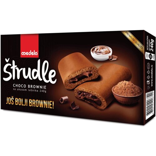 Medela Štrudla choco brownie lešnik 240g Cene