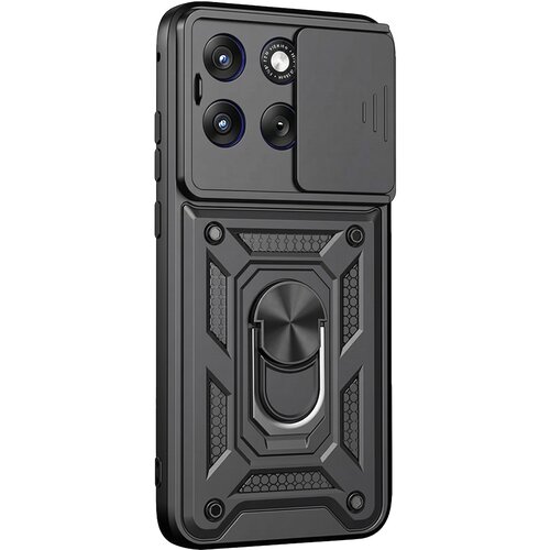 AVIZAR Ovitek za Motorola Edge 70 Fusion z obročkom in pokrovom kamere, Črna, (5000274121) Cene