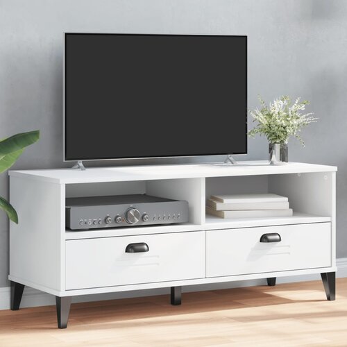  The Living Store TV omarica VIKEN bela inženirski les - TV Omarica, (21555531) Cene
