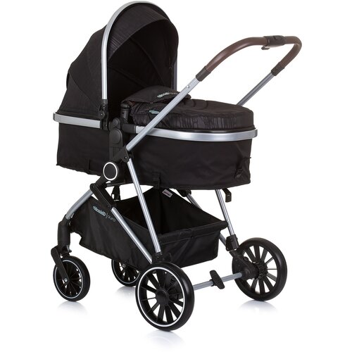 Chipolino kolica za bebe Aura, 2u1, Crna Cene