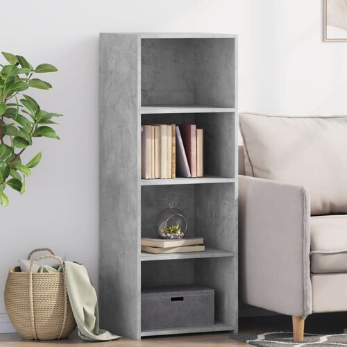 The Living Store Visoka omara betonsko siva 45x41x124 cm inženirski les - Visoka Omara, (21496535) Slike