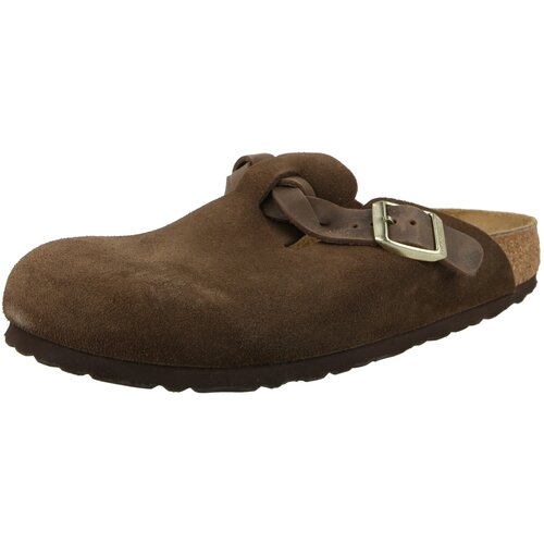 Birkenstock Nizki natikači 'Boston' rjava Cene