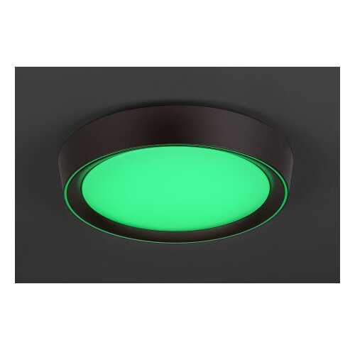 Rabalux mokka plafonjera, led 24W, braon, D41cm Slike