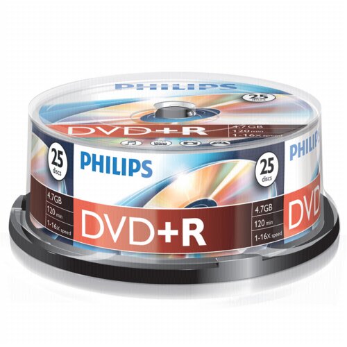 Philips 1x25 DVD+R 4,7GB 16x SP Slike