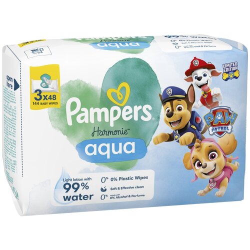 Pampers vlažilni robčki Paw Patrol 3 x 48 kos Cene