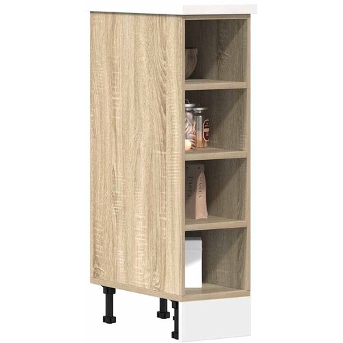 VidaXL Donji ormarić sonoma hrast 20x44,5x81,5 cm izrađeno drvo Slike