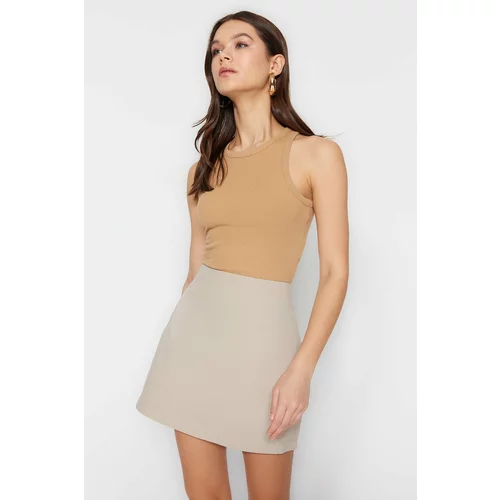 Trendyol Skirt - Beige - Mini
