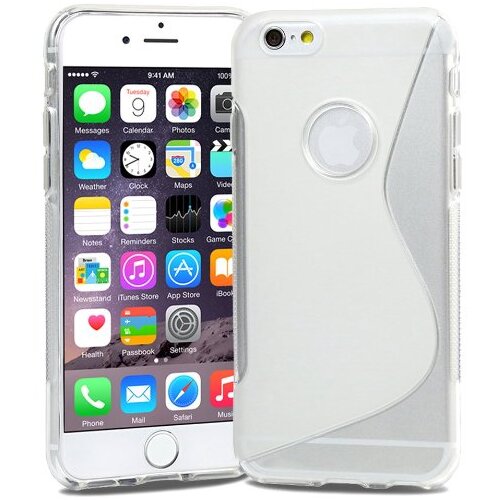  Gumijasti / gel etui S-Line za Apple iPhone 6S Plus / iPhone 6 Plus (5.5&amp;quot;) - prozorni Slike