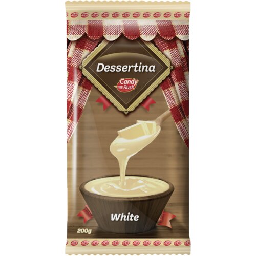  Čokolada CANDY RUSH Dessertina bela 200g Cene