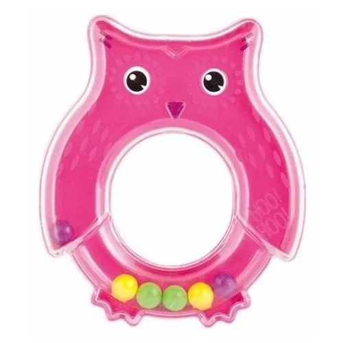 Canpol Rattle Owl Pink igračka 1 kom za djecu