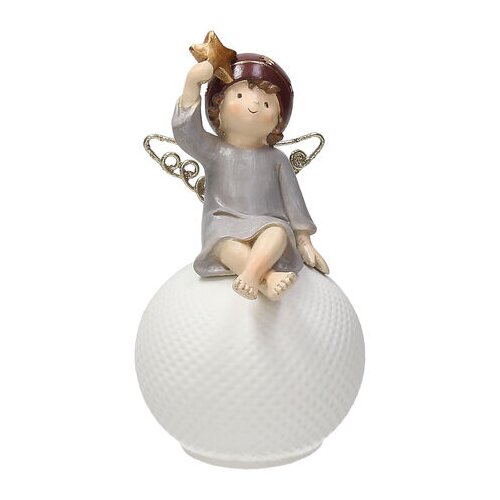Tognana dekorativna figura anđeo sa led svetlom, 15 cm Cene