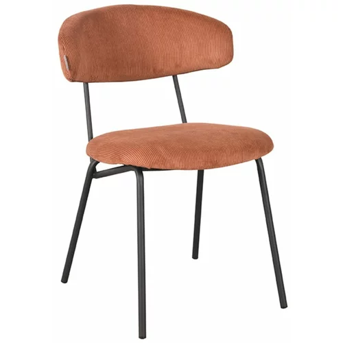 LABEL51 Jedilni stoli v kompletu 2 ks v konjak rjavi barvi Zack –