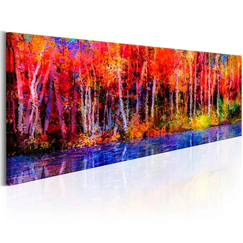  Slika - Colorful Autumn Trees 120x40