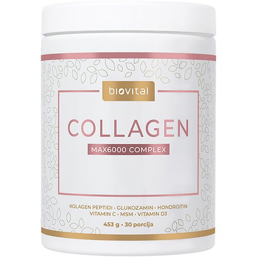 Biovital bioactive collagen complex, malina, 456g, Cene