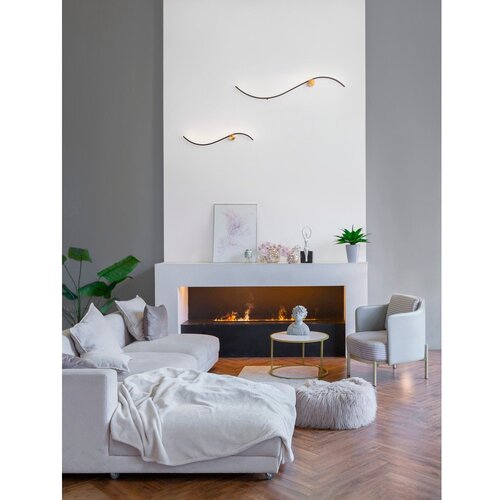Nova Luce Mat črna aluminijasta LED stenska svetilka Kima &amp;ndash; Slike