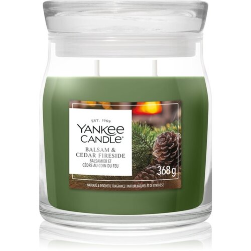 Yankee Candle Balsam &amp;amp; Cedar Fireside mirisna svijeća 368 g Slike