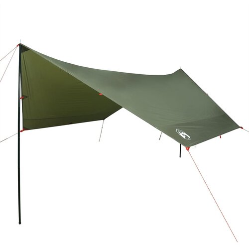 VidaXL Ponjava za kampiranje olivno zelena 438x376x212 cm vodoodporna, (21606315) Slike