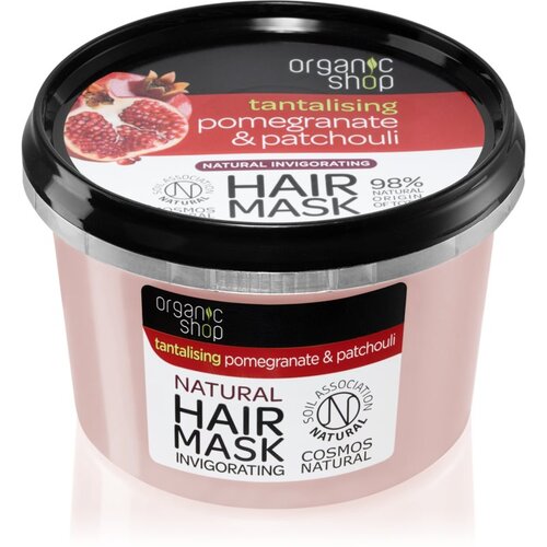 Organic Shop Tantalising Pomegranate &amp;amp; Patchouli energetska maska za kosu 250 ml Slike