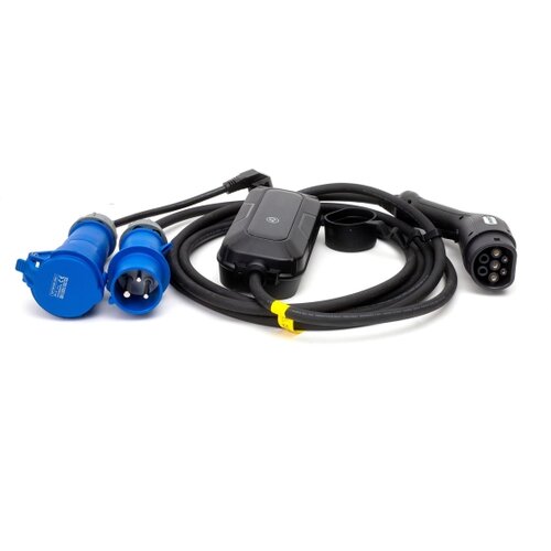  Prenosiva putna stanica za punjenje električnih vozila (EV/PHEV) AC Type 2 32A/230V 7,4kW IP55 5m Slike
