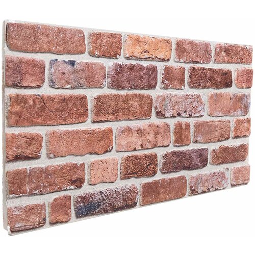  Zidne panele 10 pcs Crvena 100 x 50 cm EPS pjena Slike
