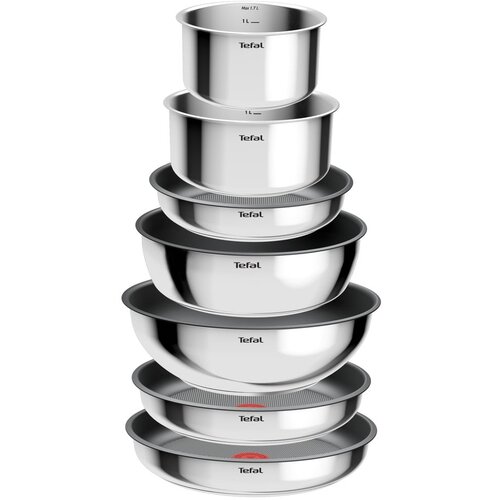 Tefal Aluminijast komplet loncev 15 ks INGENIO Cook Eat L881SF04 &amp;ndash; Slike