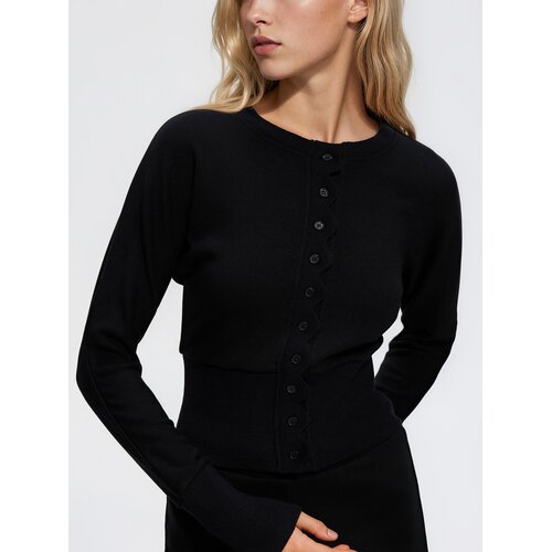 Reserved Bluza od mješavine viskoze - crno Cene