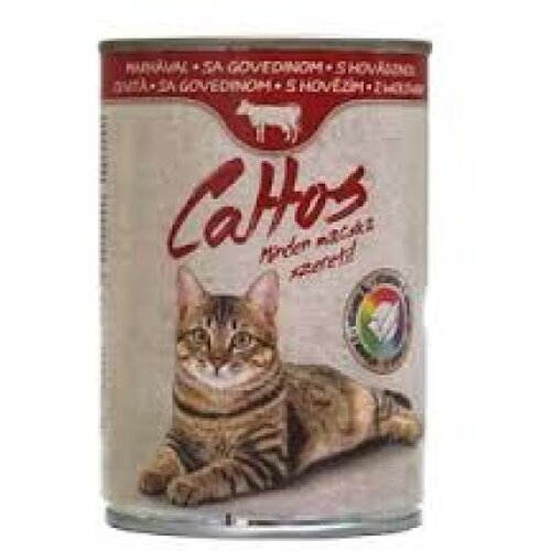 Cattos konzerva za mačke sa govedinom 415gr. Slike