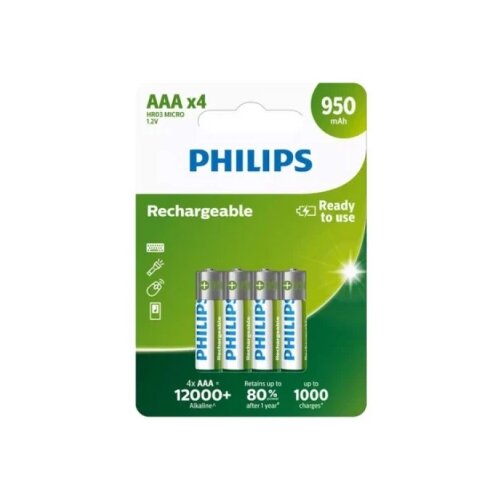 Philips Baterija AAA NiMH 1.2V 950mAh (1/4) 34490 Cene